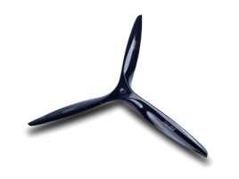 three-blade aircraft propeller